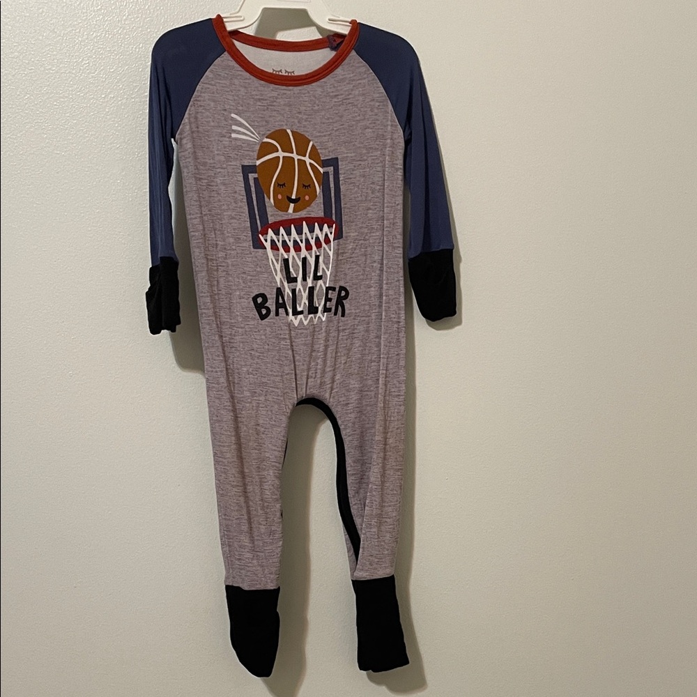 Little Sleepies Lil Baller Crescent Zippy 3-6 month